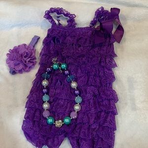 Purple Monthly Milestone outfit